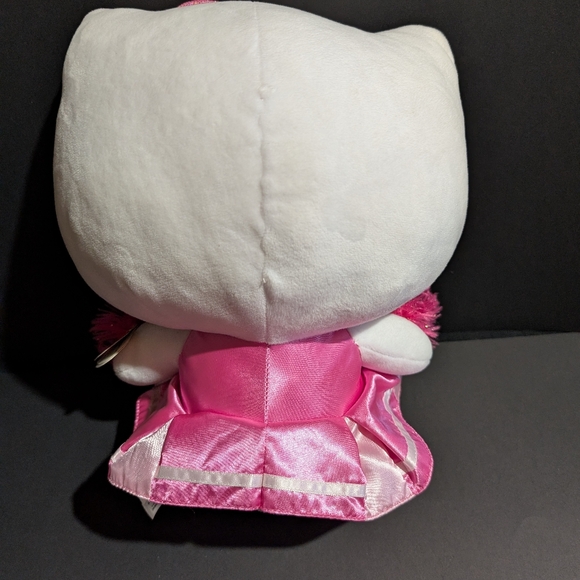 Hello Kitty Ty Beanie Buddy Baby cheerleader with pom pom 11" plush toy with tag - Picture 2 of 13